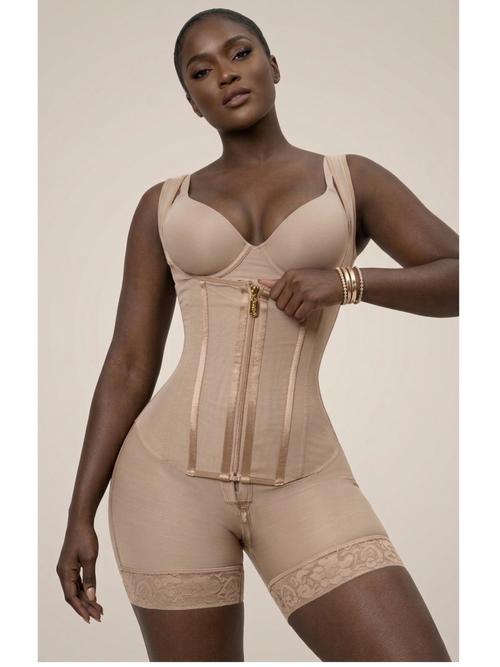 Silueta™ High-Compression Zipper Faja